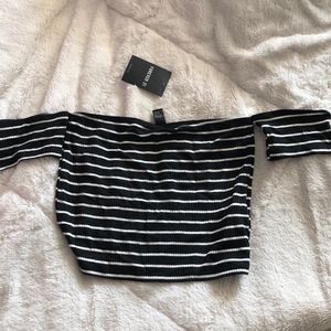 Off the shoulder crop top
